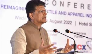 Textile industry to play big role in success of Free Trade Agreements: Piyush Goyal Textile industry to play big role in success of Free Trade Agreements: Piyush Goyal