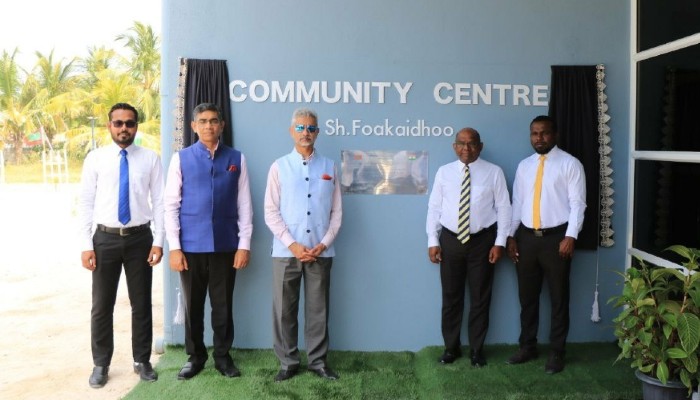 'India promoting community development in Maldives through 45 projects across 16 atolls, 36 islands'